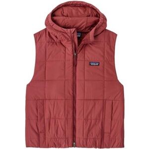 Women's Patagonia Light Gust Hooded Quilted Vest in Sequoia Red NWT